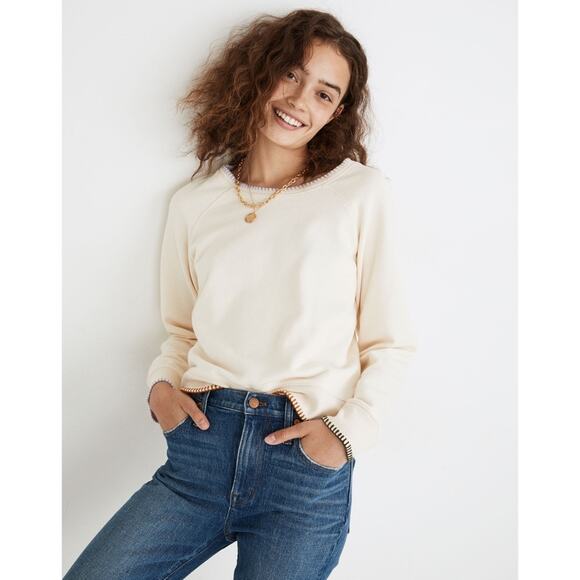 Madewell Sweaters - Madewell Stitched Shrunken Sweatshirt
